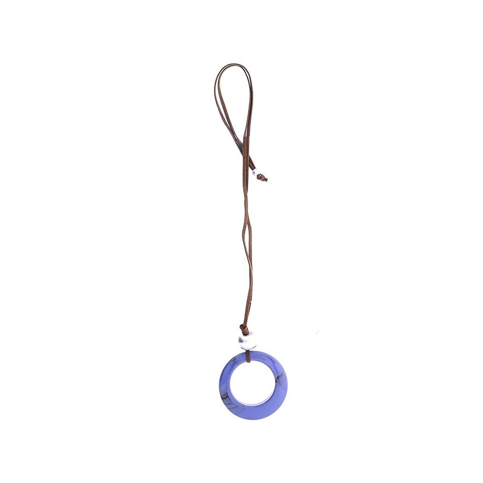 COLLAR LARGO COLGANTE RESINA