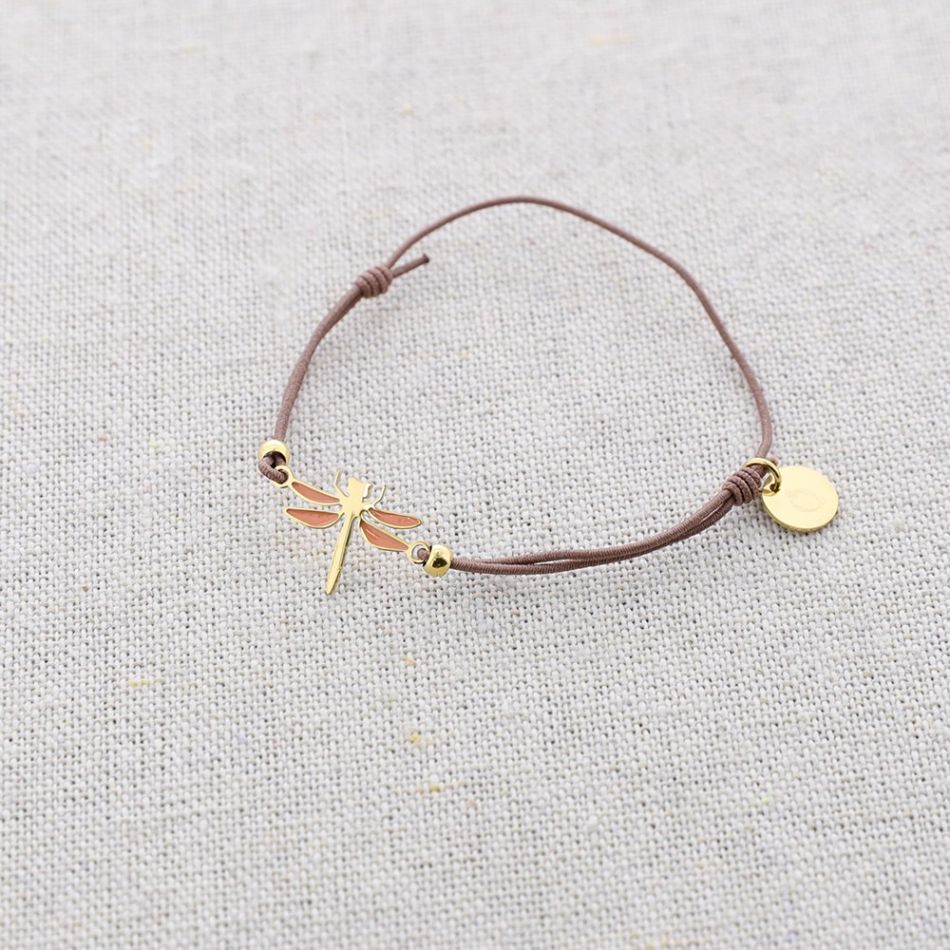 DRAGONFLY ENAMEL ELASTIC STEEL BRACELET