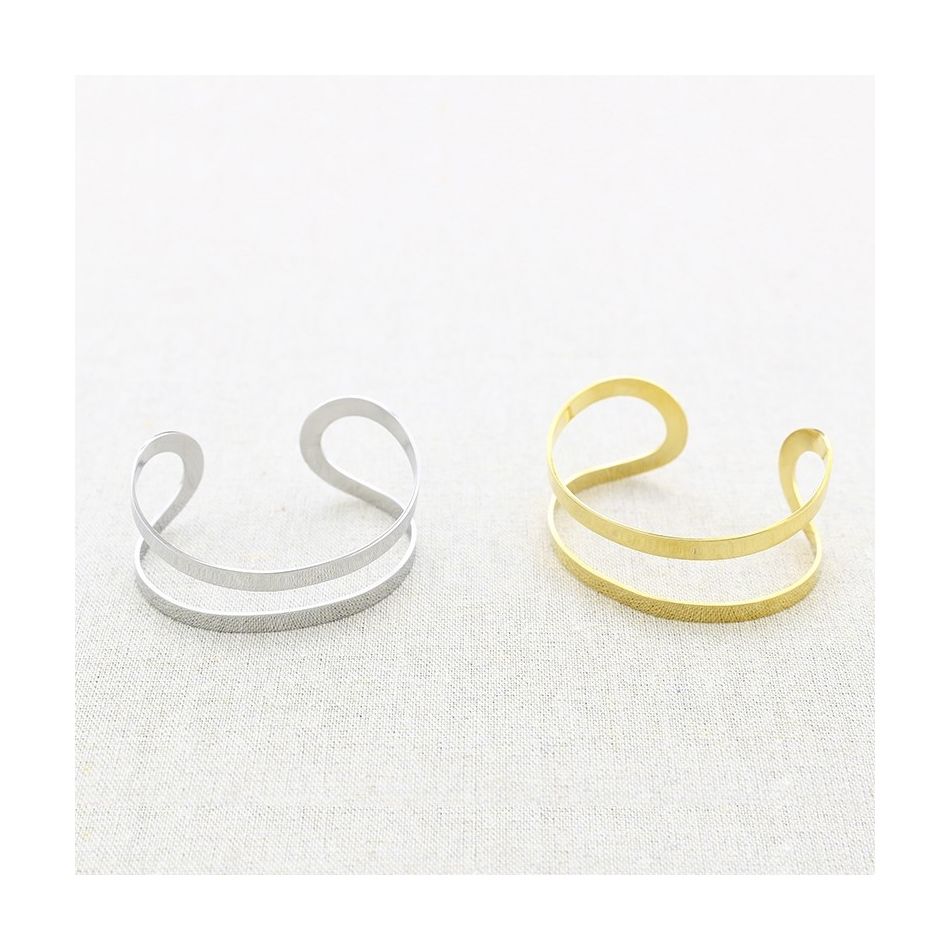 PULSERA ACERO FORMA AJUSTABLE