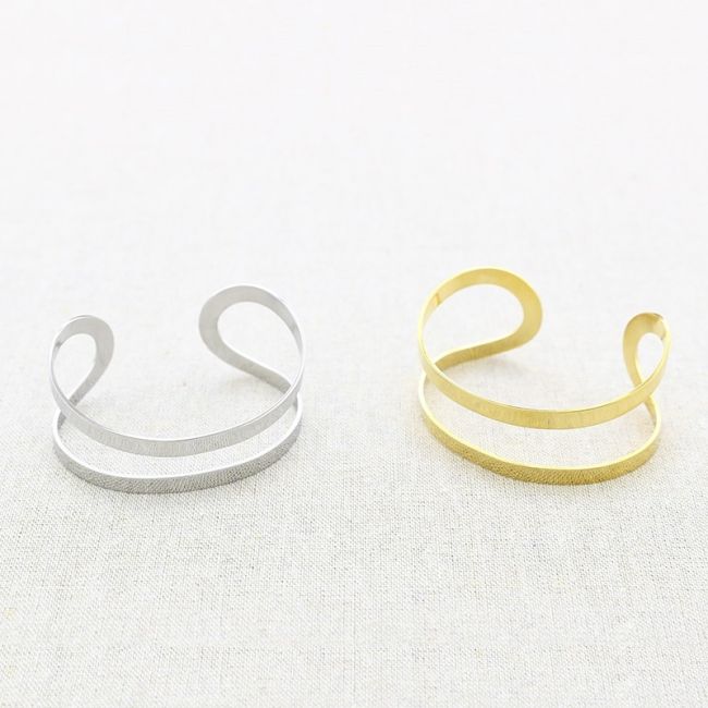 PULSERA ACERO FORMA AJUSTABLE