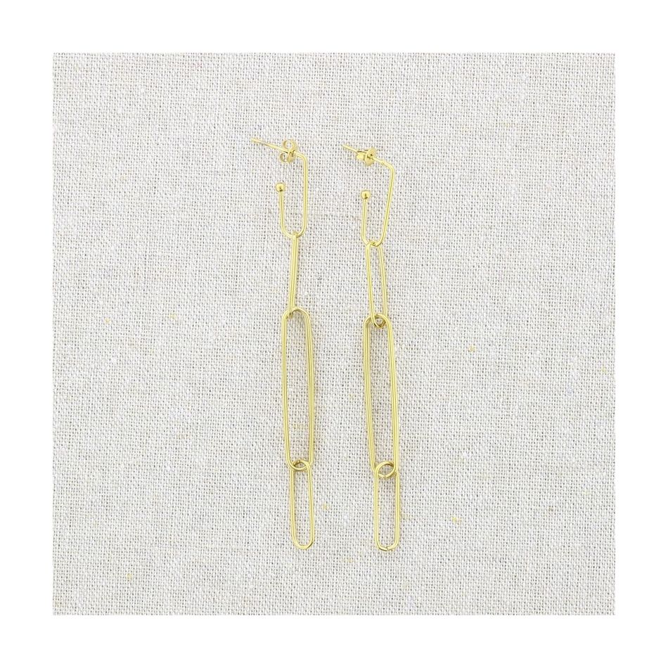 STEEL LINK EARRINGS