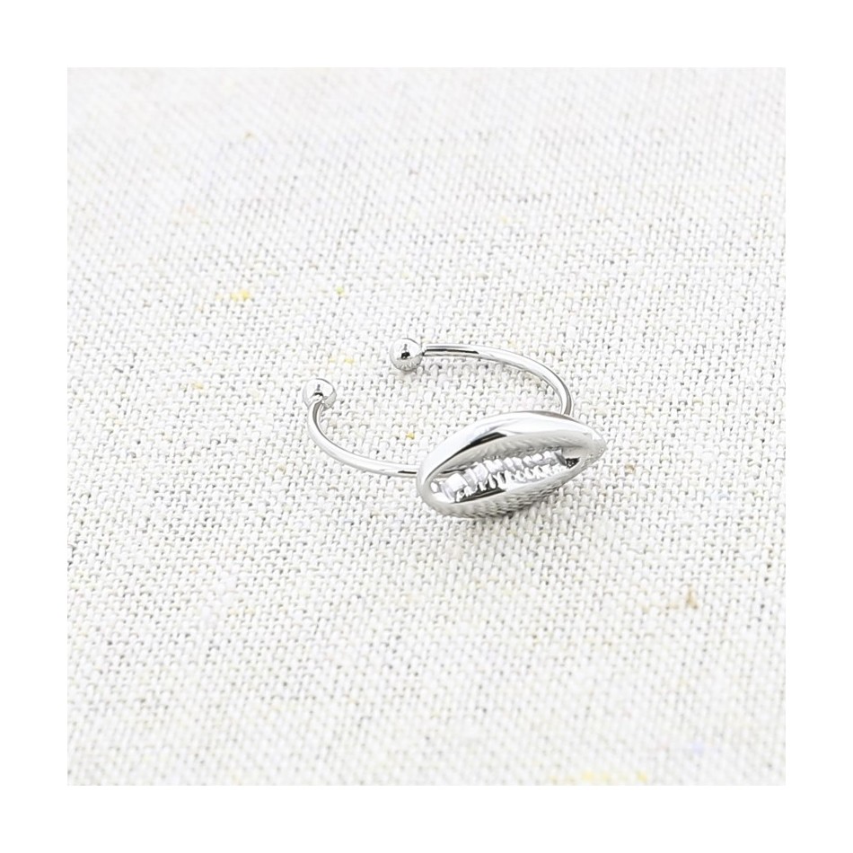 ANILLO ACERO CONCHA