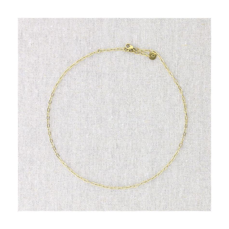STEEL CHAIN SHORT NECKLACE