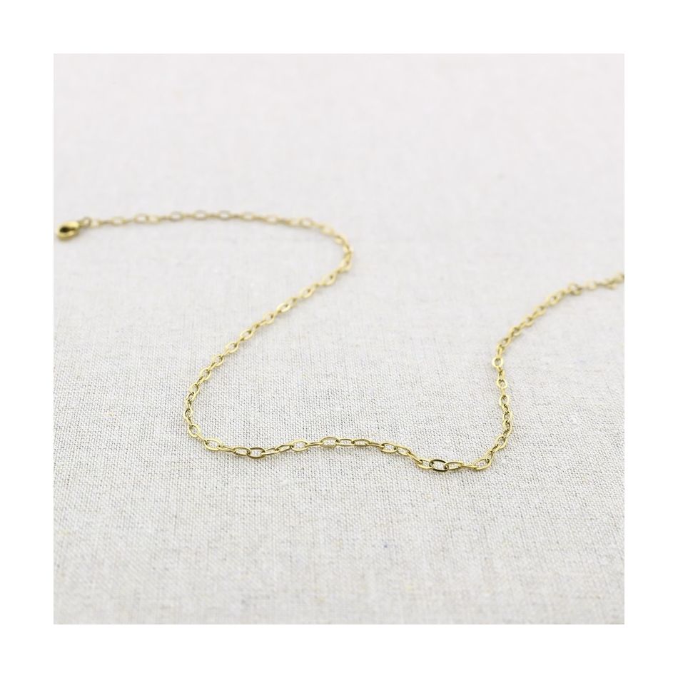 STEEL CHAIN SHORT NECKLACE