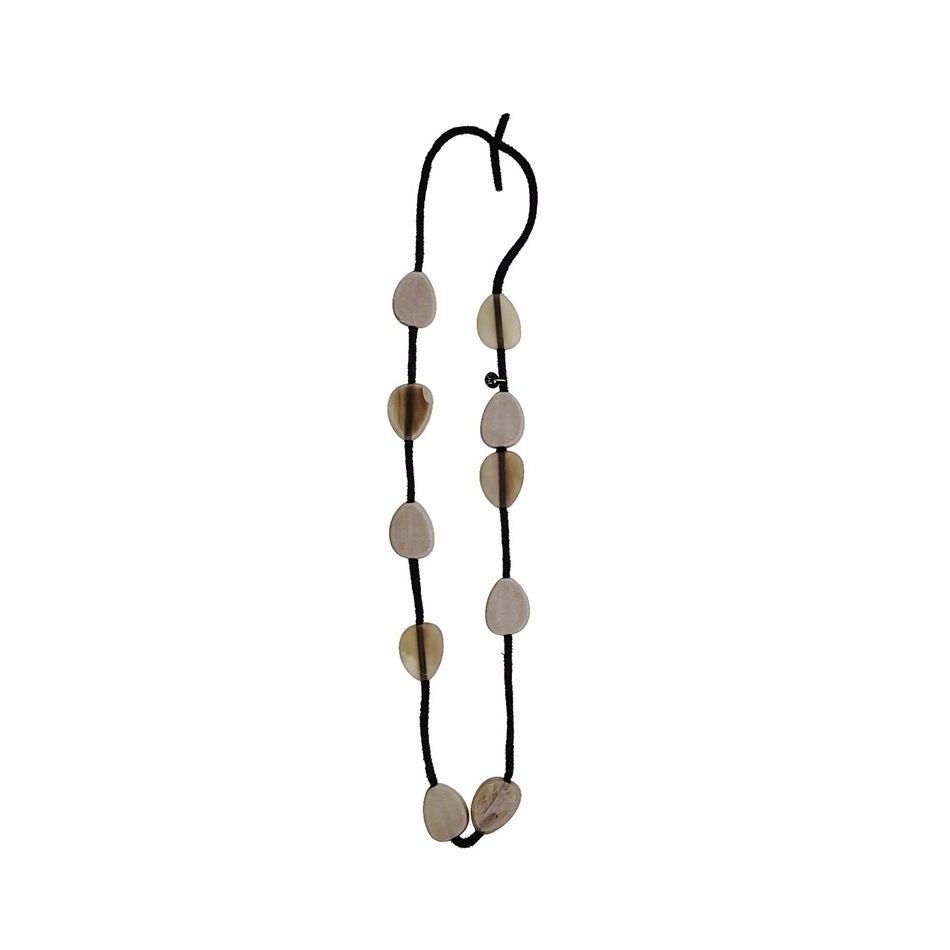 COLLAR LARGO CUENTAS RESINA