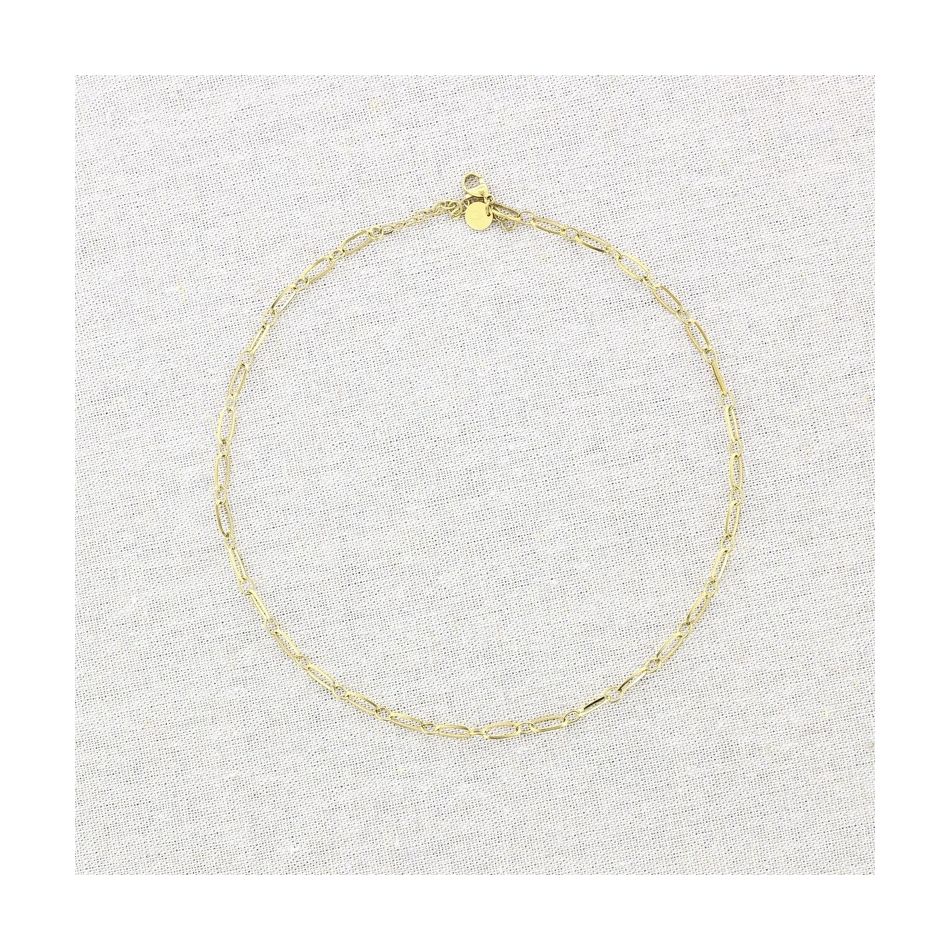STEEL CHAIN SHORT NECKLACE
