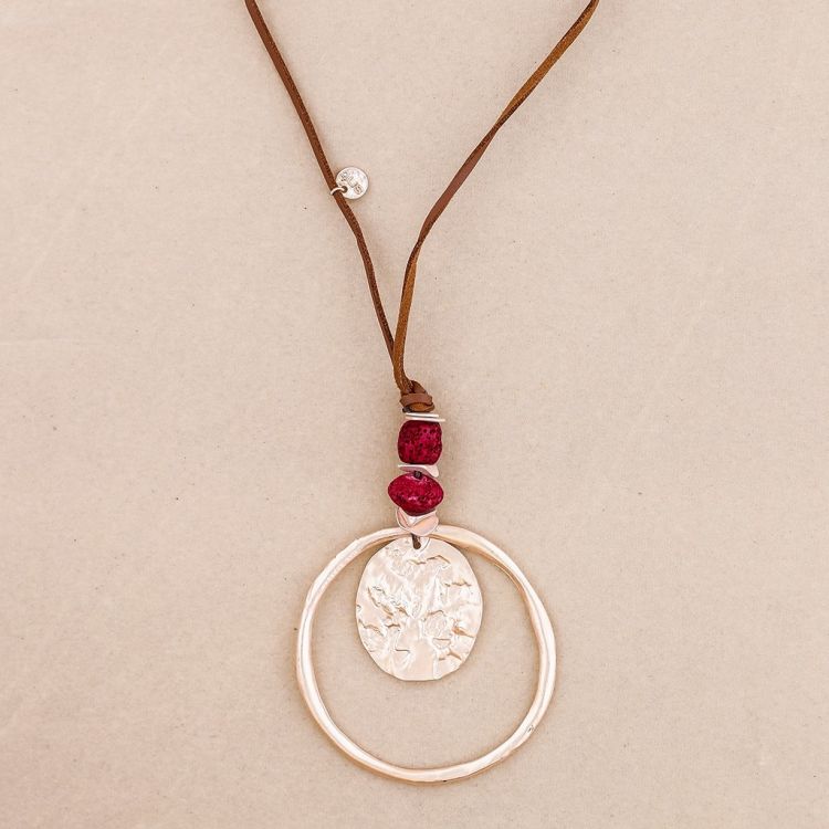 COLLAR LARGO DOBLE COLGANTE METAL 2