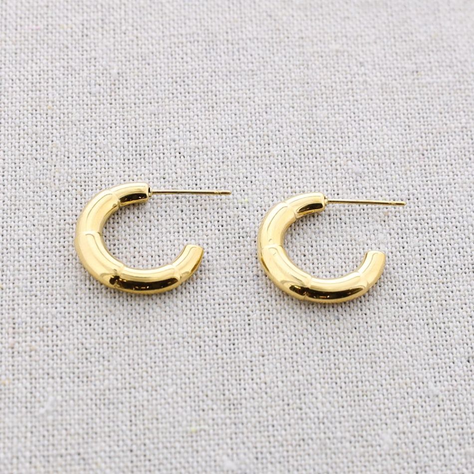 PENDIENTES ACERO ARO 2cm*3.7mm