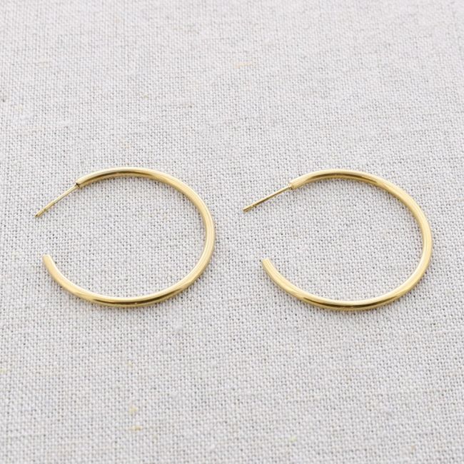 PENDIENTES ACERO ARO 3.5cm*2mm