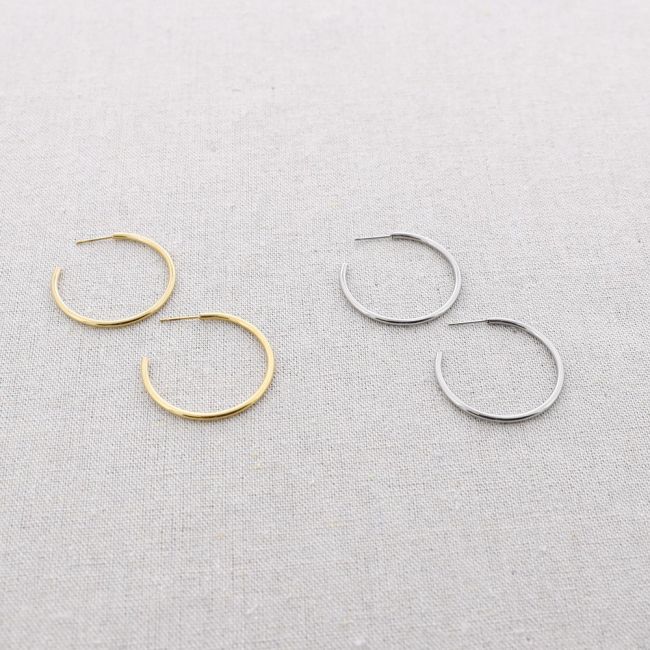 PENDIENTES ACERO ARO 3.5cm*2mm