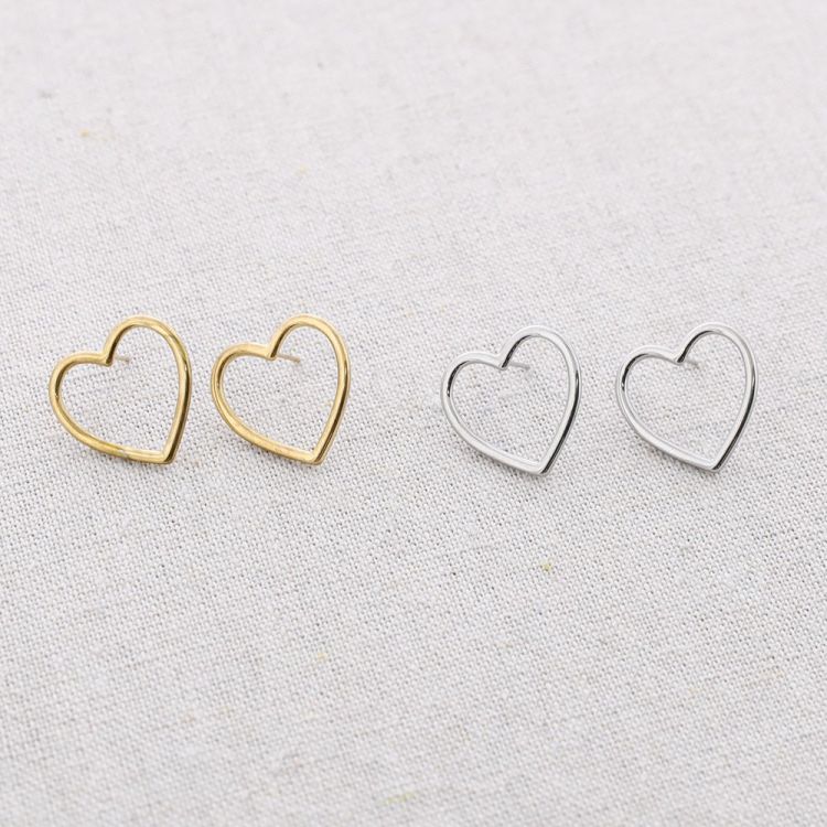 HEART STEEL EARRINGS 2