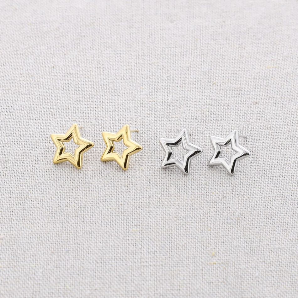 STAR STEEL EARRINGS