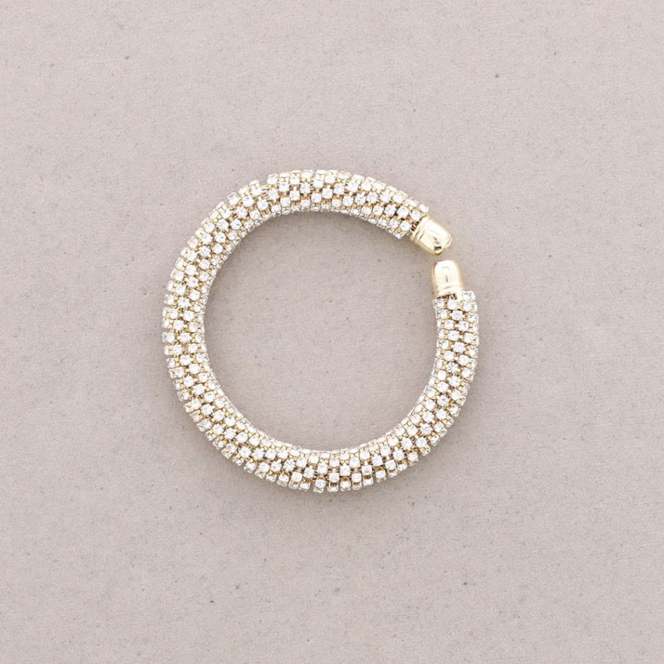 PULSERA TIRAS CRISTALES