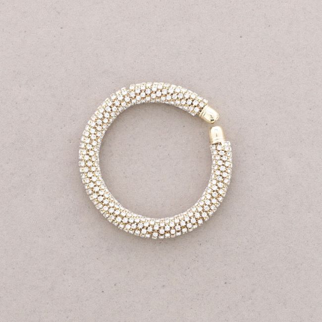 PULSERA TIRAS CRISTALES