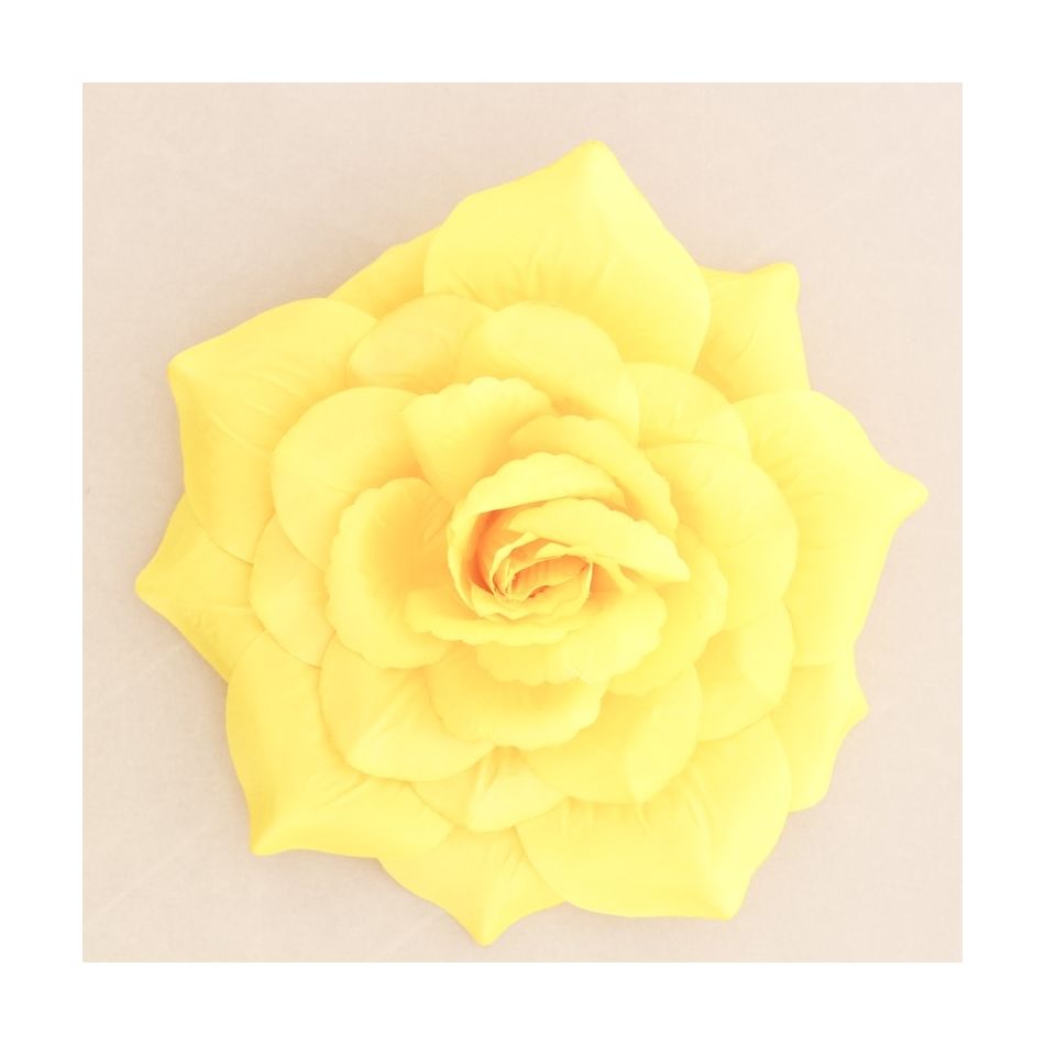BROCHE FLOR TELA PÉTALOS 25CM