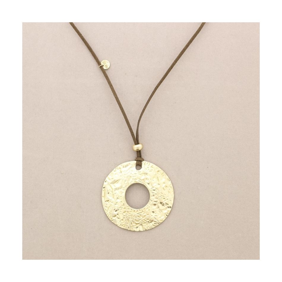 COLLAR LARGO COLGANTE METAL