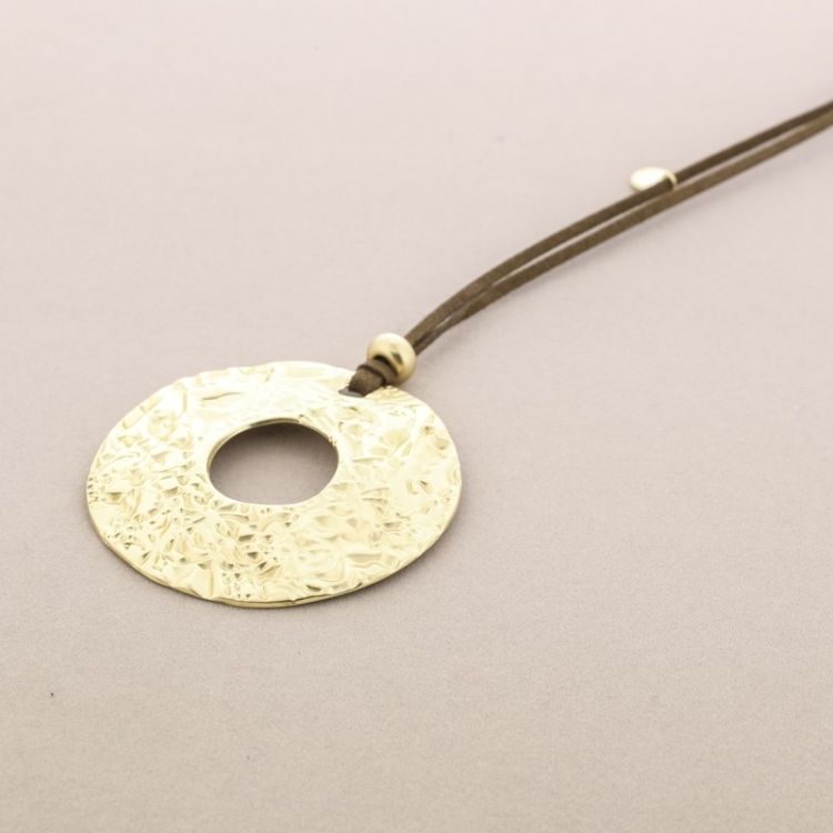 COLLAR LARGO COLGANTE METAL