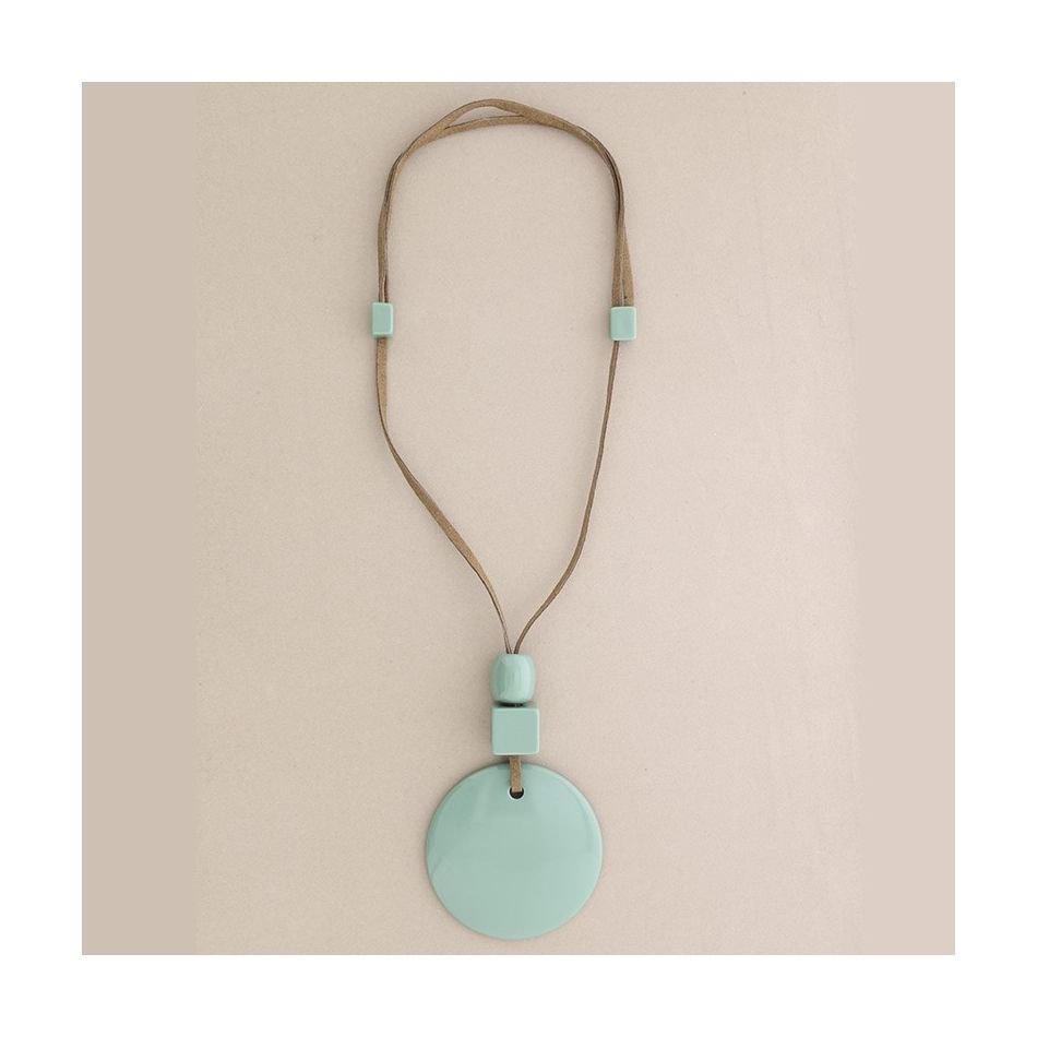 COLLAR LARGO COLGANTES RESINA
