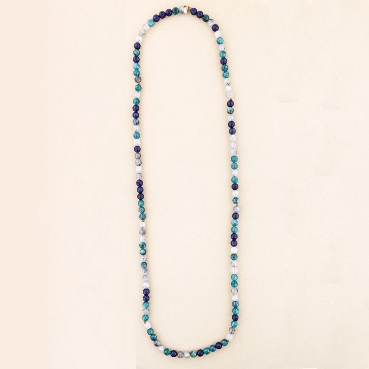 62 CM LONG NECKLACE WITH 1 CM RESIN BEADS 2