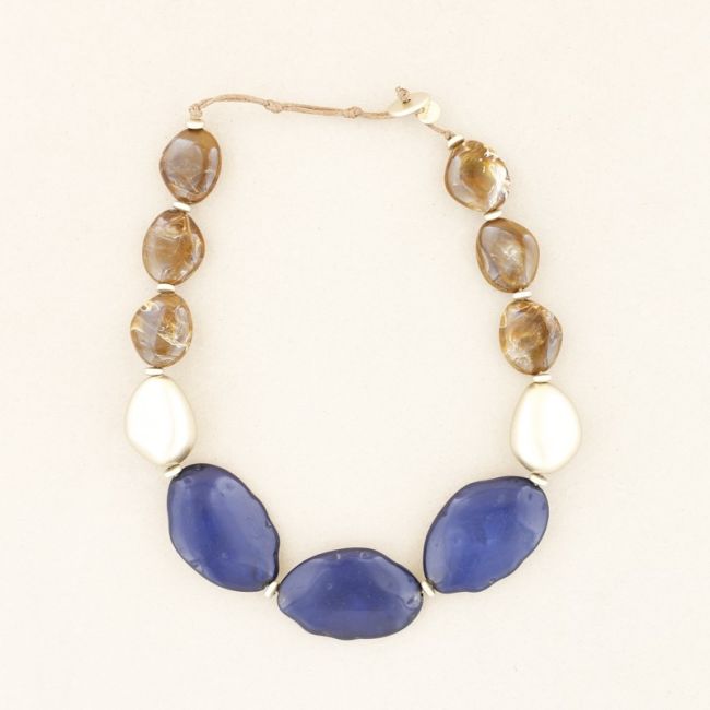 RESIN BEADS SHORT NECKLACE