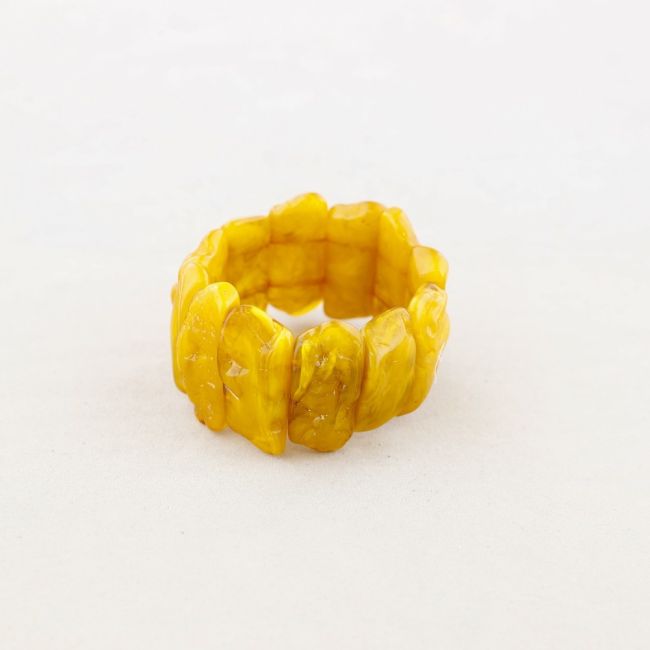 ELASTIC BRACELET WITH RESIN BEADS
