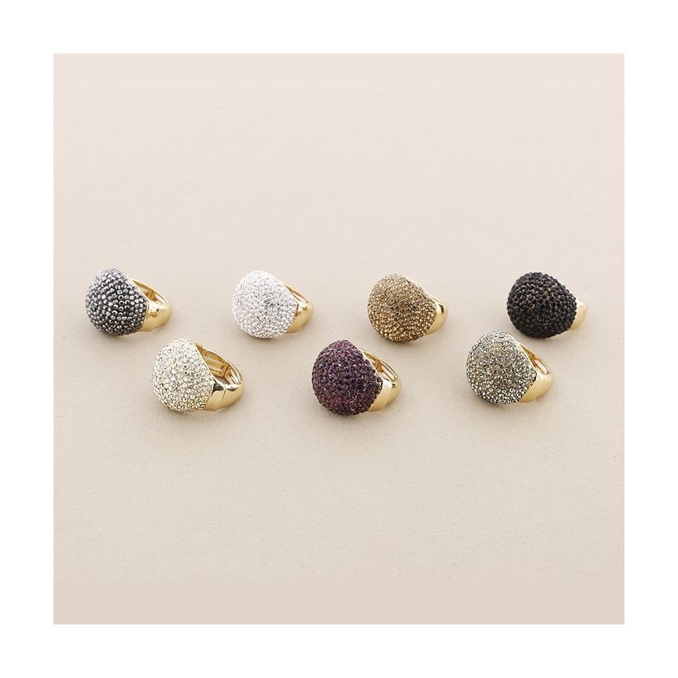 ANILLO METAL STRASS