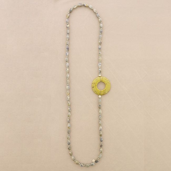 DONUT RESIN BEADS LONG NECKLACE