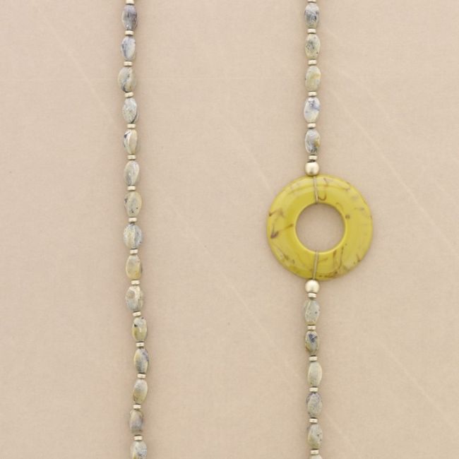 DONUT RESIN BEADS LONG NECKLACE