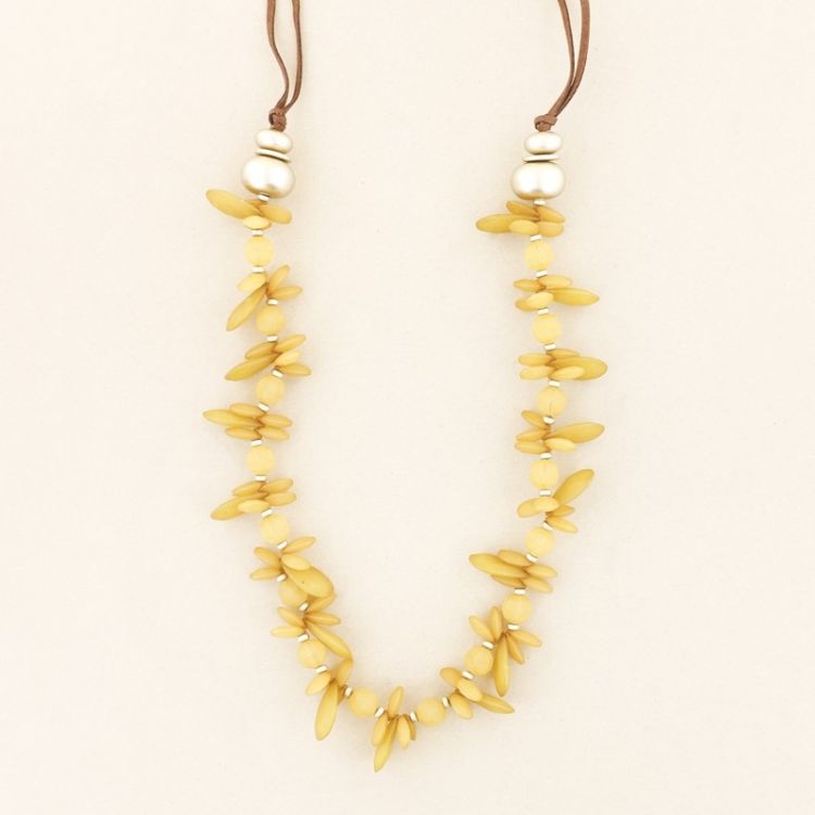 COLLAR LARGO CUENTAS RESINA 2