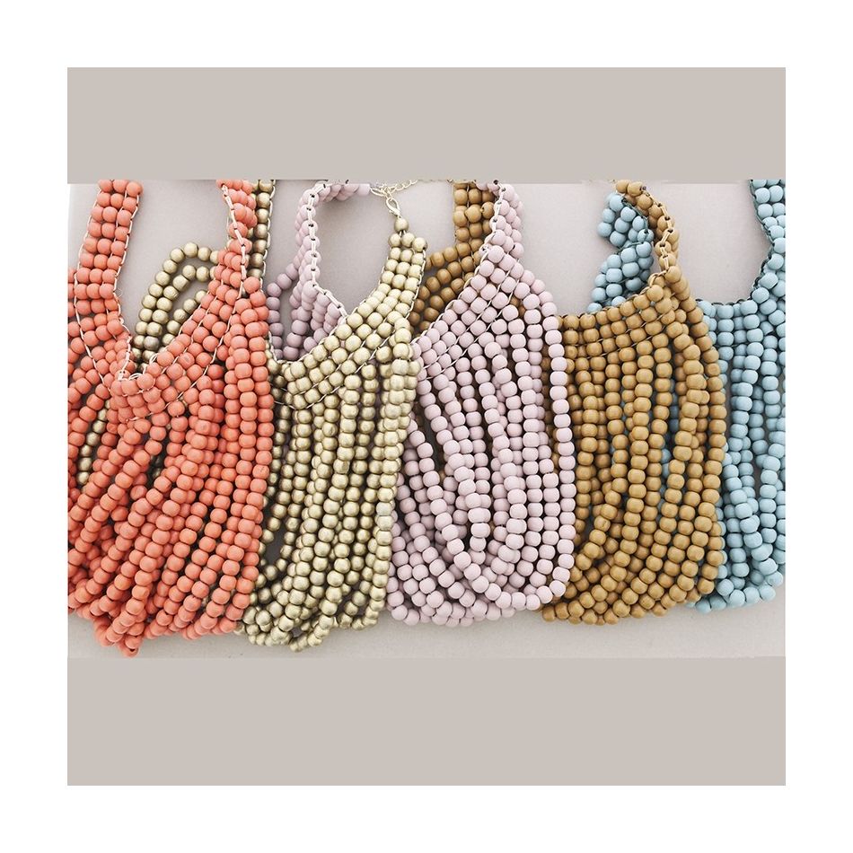 COLLAR BABERO BOLAS MADERA