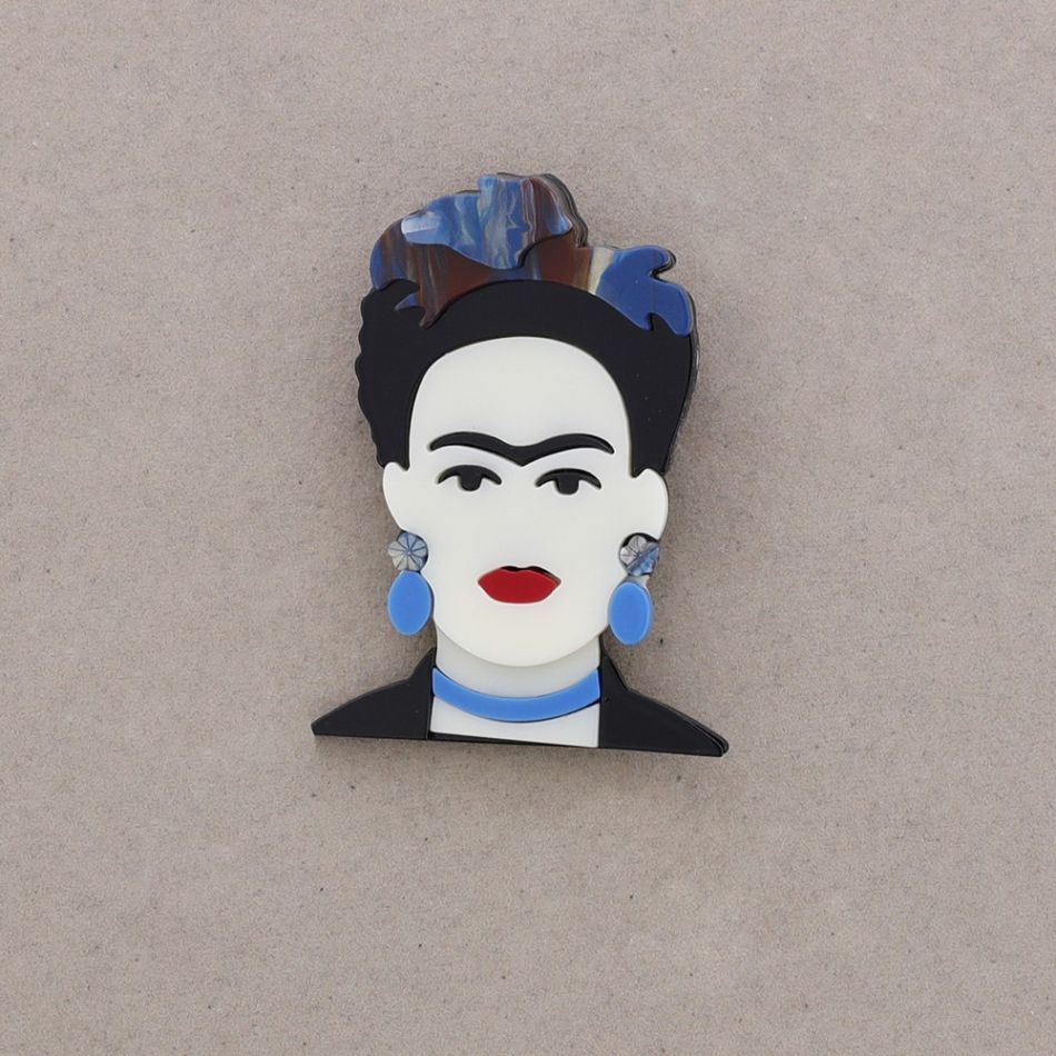 BROCHE FRIDA RESINA