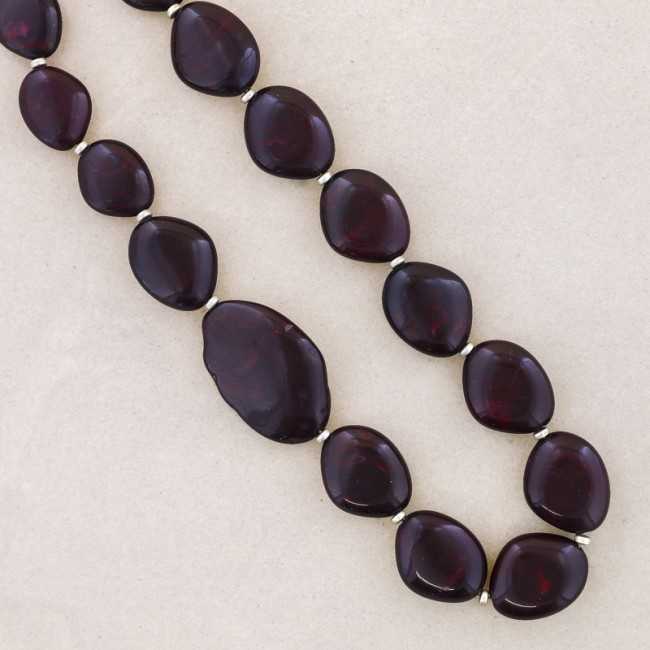 COLLAR LARGO CUENTAS RESINA