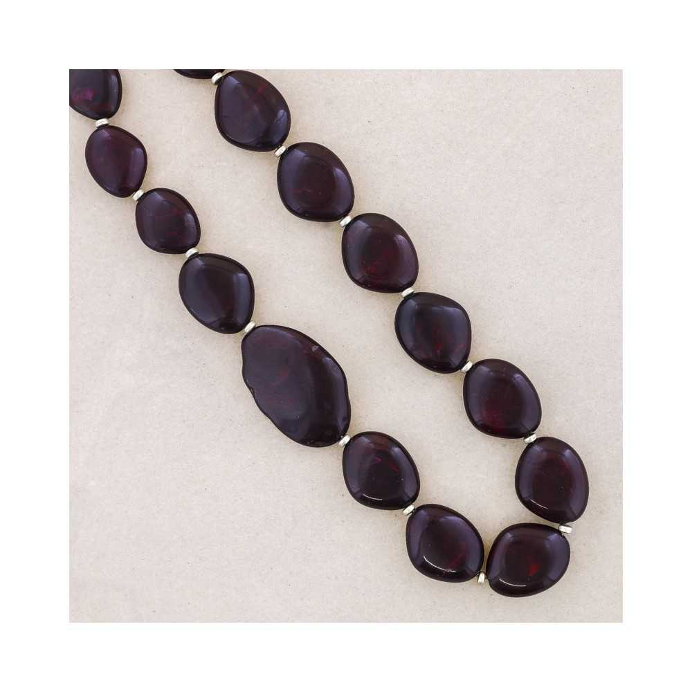 COLLAR LARGO CUENTAS RESINA