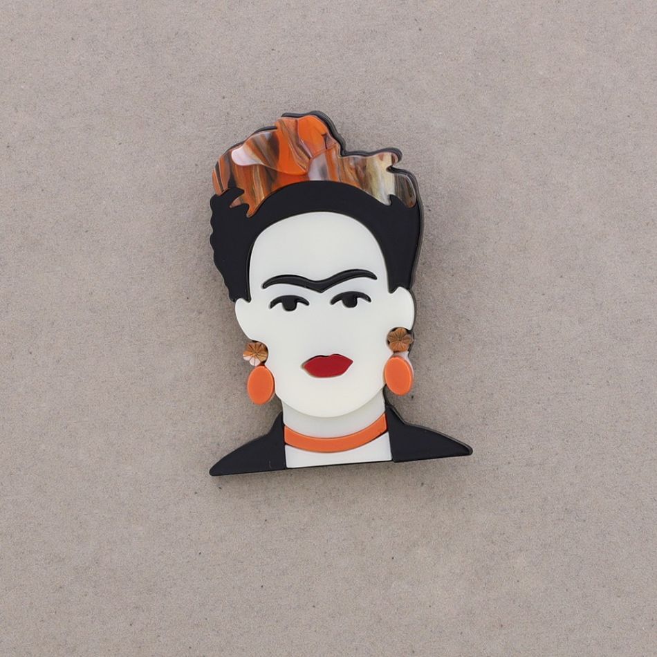 BROCHE FRIDA RESINA