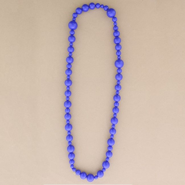 COLLAR LARGO CUENTAS BOLAS