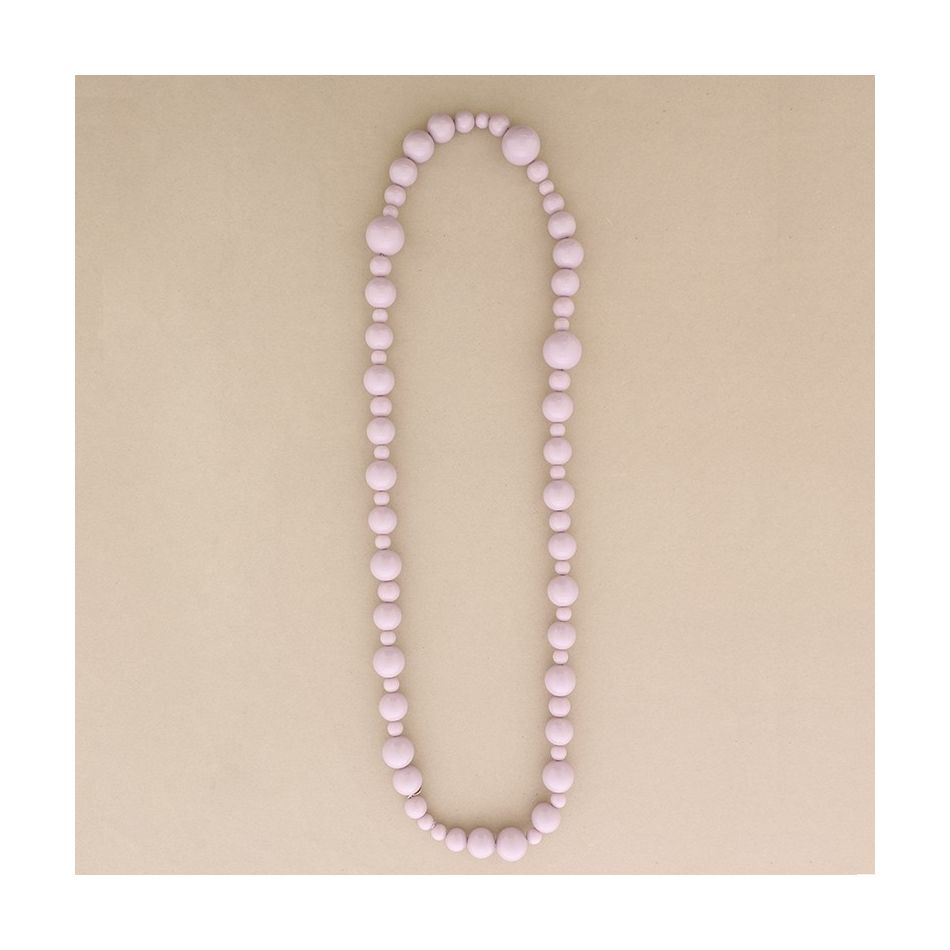 COLLAR LARGO CUENTAS BOLAS