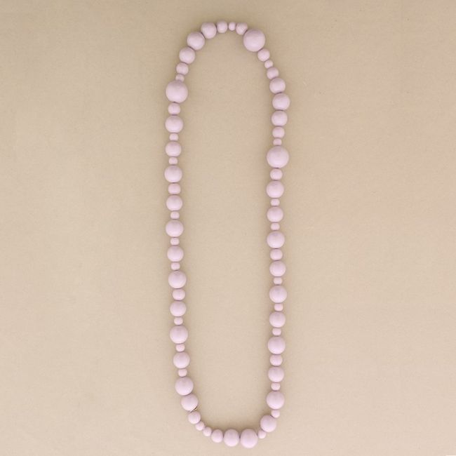 COLLAR LARGO CUENTAS BOLAS