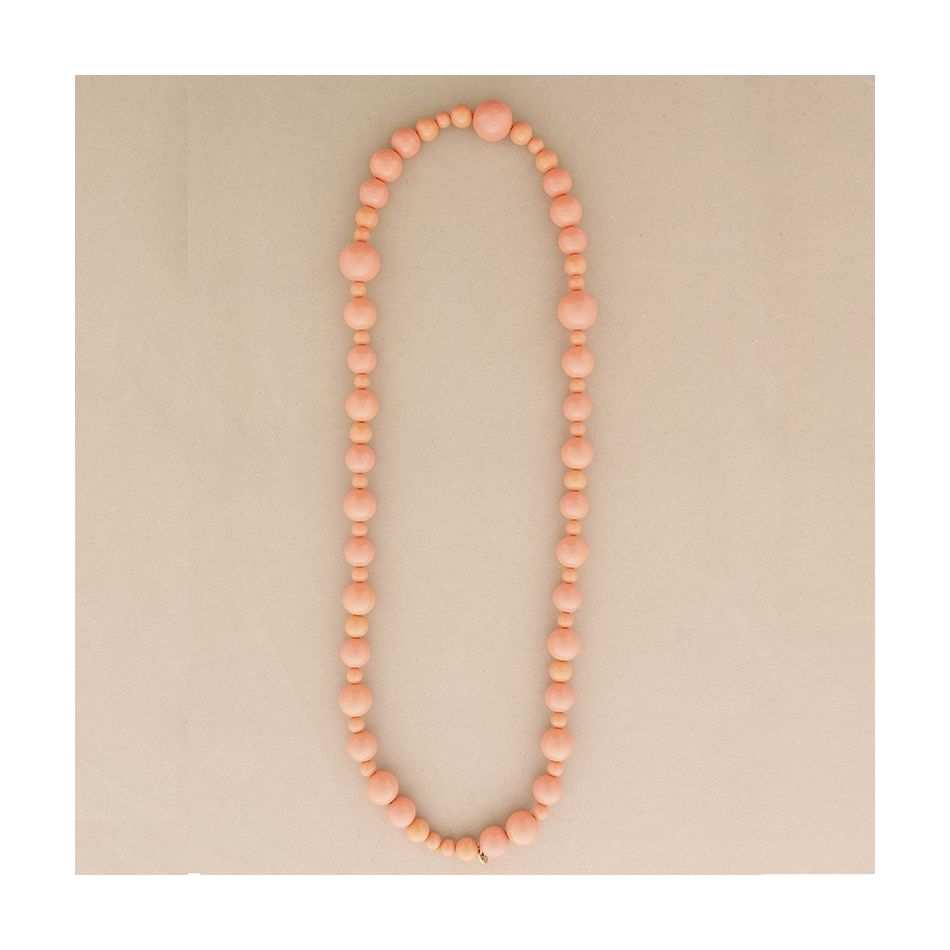 COLLAR LARGO CUENTAS BOLAS