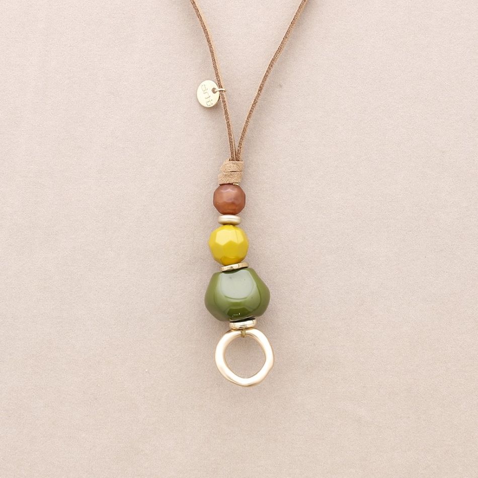 NECKLACE PHONE STRAP CORD BEADS