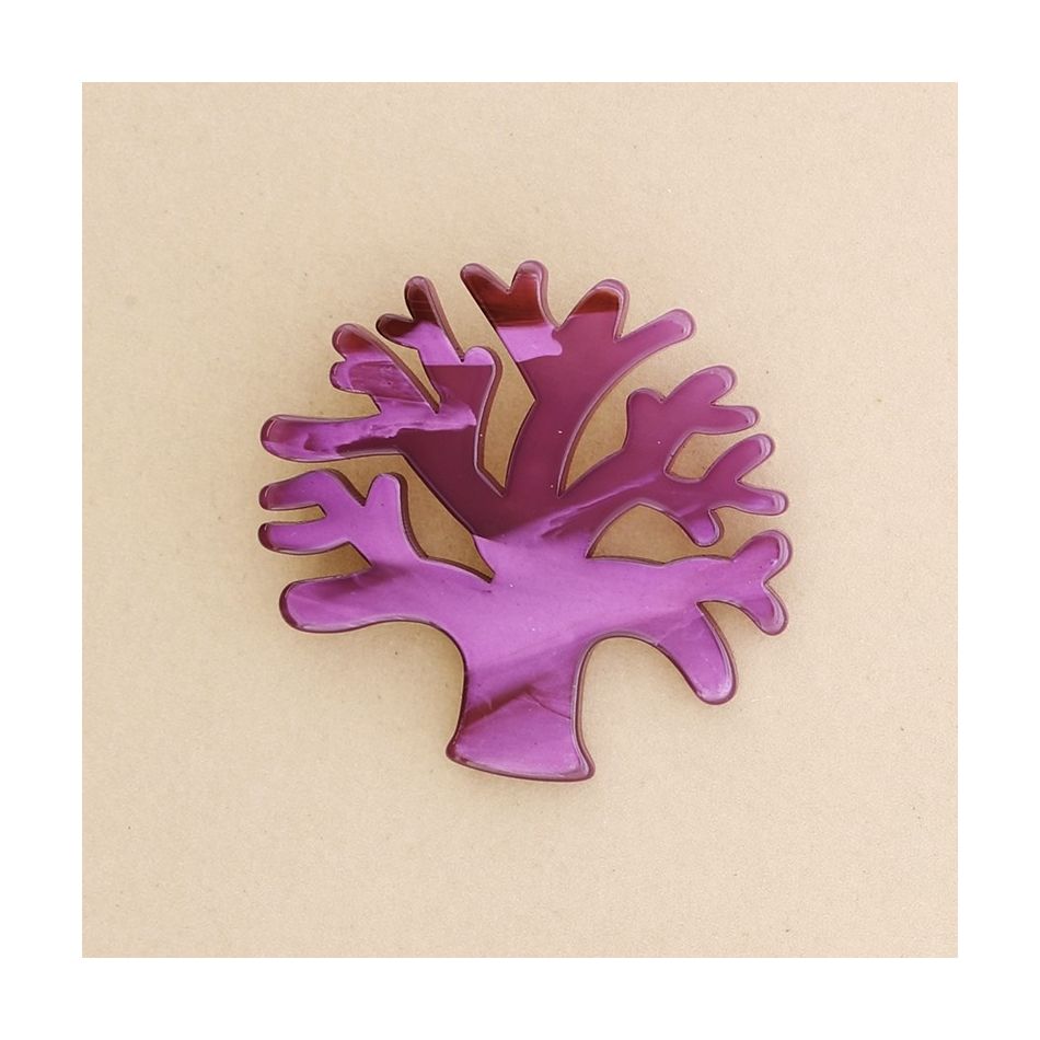 RESIN TREE BROOCH