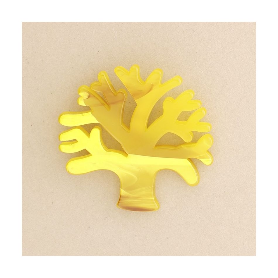 BROCHE ÁRBOL RESINA