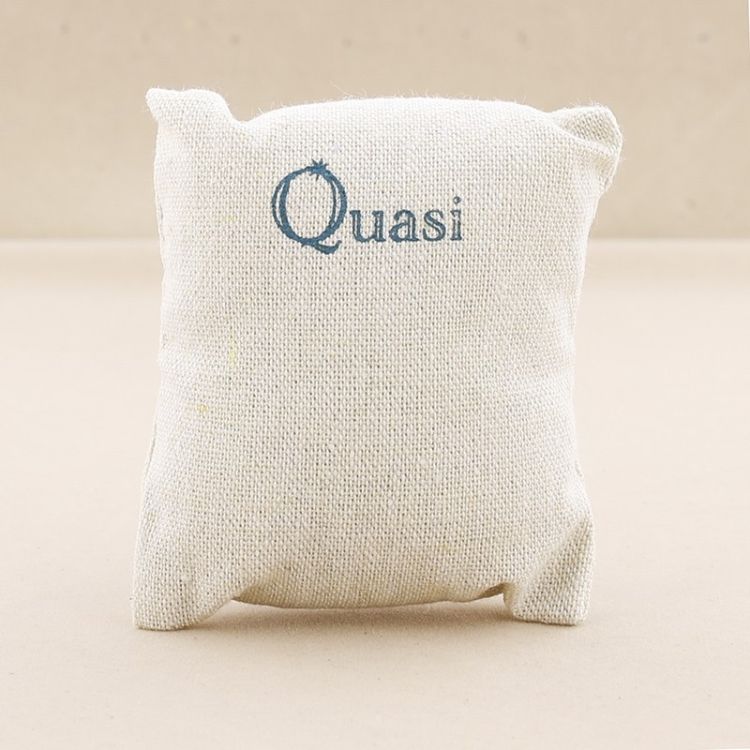 DISPLAY PILLOW BRACELET LINEN QUASI 8*7CM