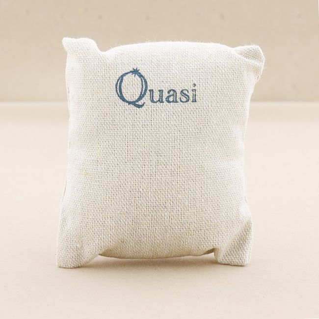 DISPLAY PILLOW BRACELET LINEN QUASI 8*7CM
