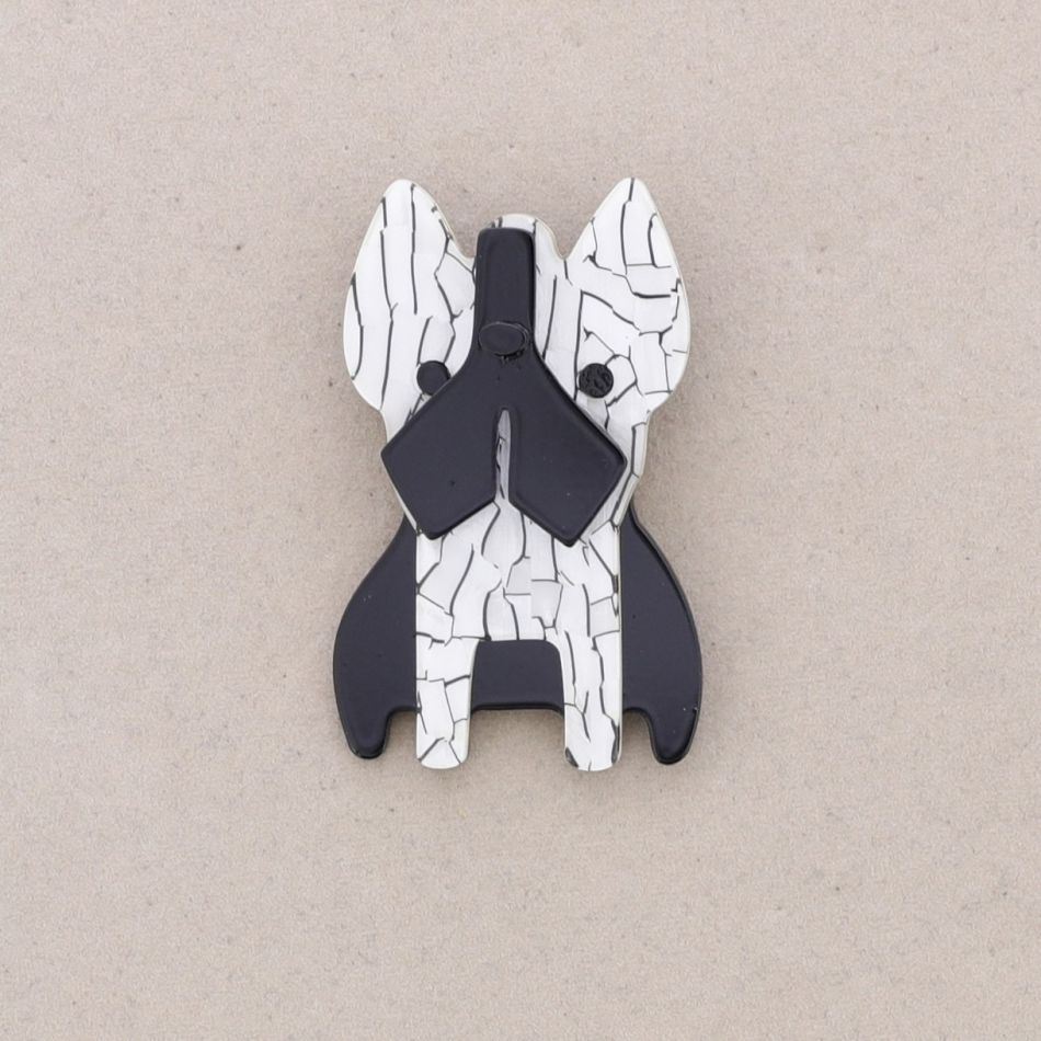 BROCHE PERRITO RESINA