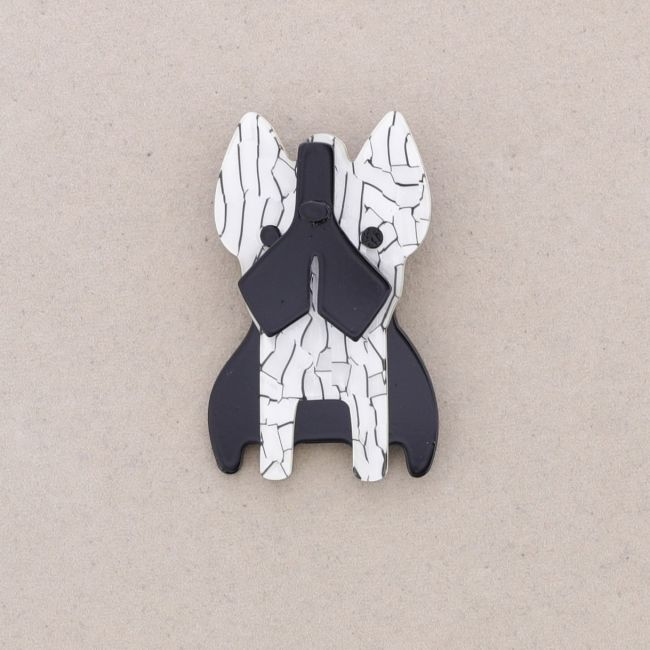 BROCHE PERRITO RESINA