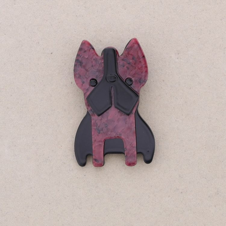 BROCHE PERRITO RESINA