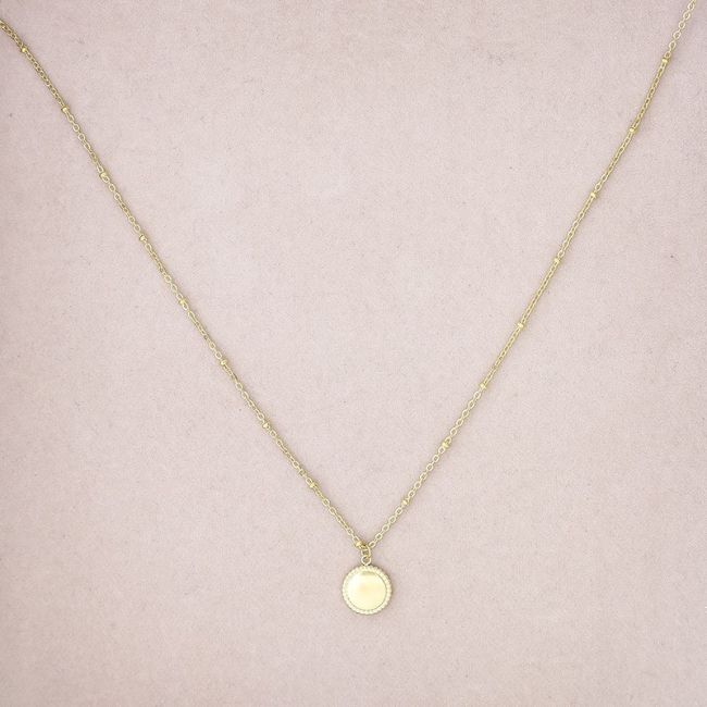 SHEET STEEL SHORT NECKLACE