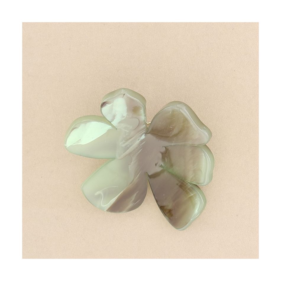 BROCHE FLOR RESINA