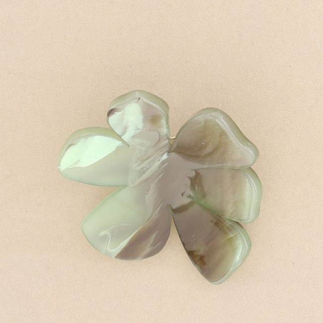 BROCHE FLOR RESINA