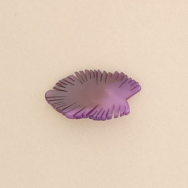 BROCHE RESINA HOJA